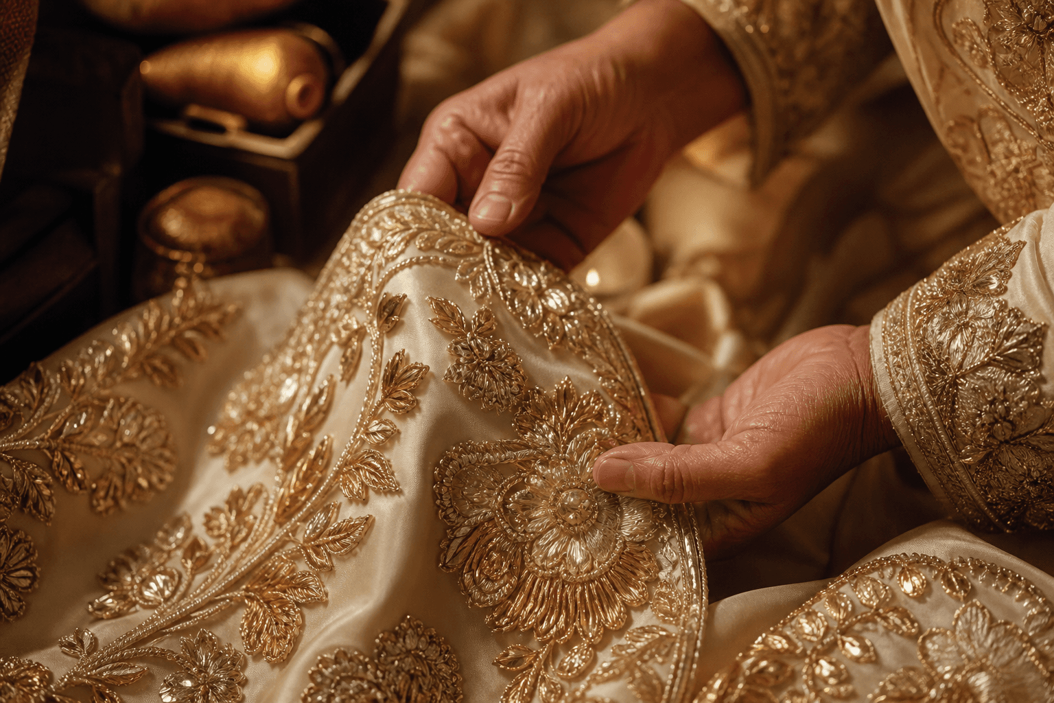 Zardozi collection by Aneela & Sons (زردوزی) — Metal-thread couture for bridal and the grandest Eid nights.