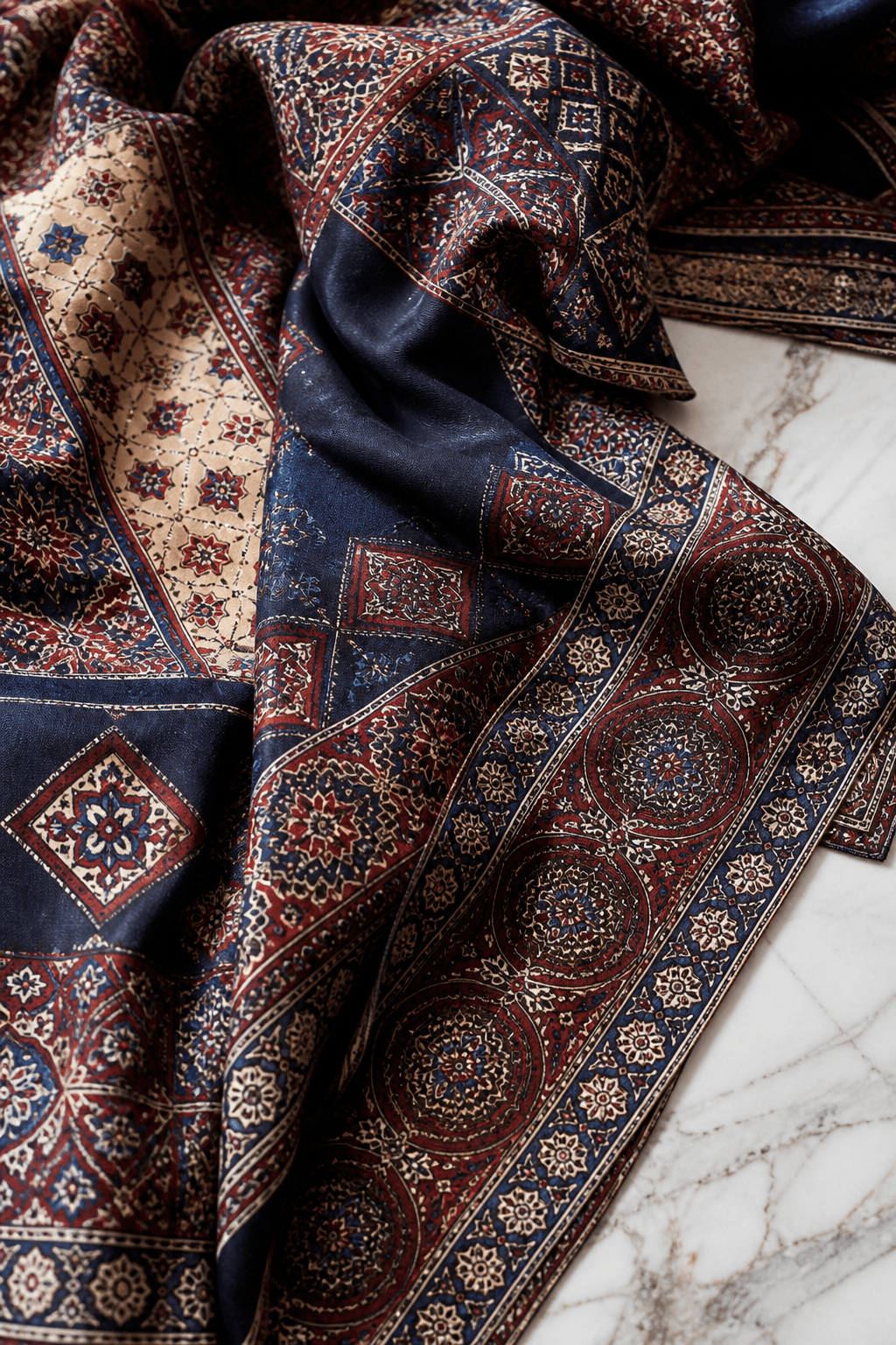 Indus Ajrak Odhani